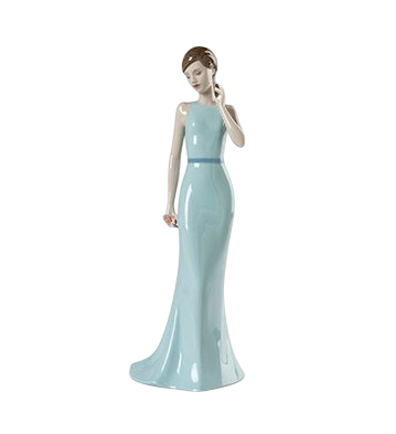 NAO by Lladró Sweet Elegance with Flower (SKU: 02001924)