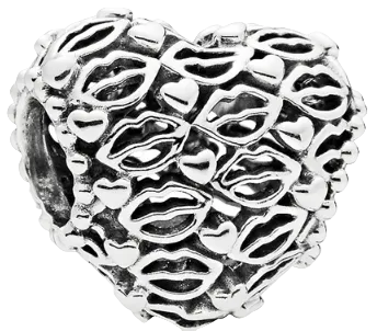 Pandora Love And Kisses Charm Sterling Silver (SKU: 796564)