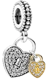 Pandora Love Locks Dangle Charm Sterling Silver (SKU: 791807CZ)