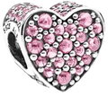 Pandora Pink Dazzling Heart Charm Sterling Silver (SKU: 792069PCZ)