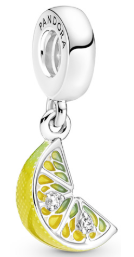Pandora Lemon Slice Fruit Dangle Charm Sterling Silver (SKU: 791696C01)