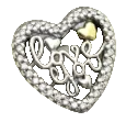 Pandora Love You Script Charm Sterling Silver (SKU: 792037CZ)