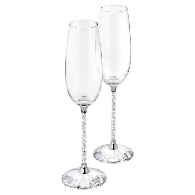 Swarovski Crystalline Toasting Flutes - Set of Two (SKU: 255678)