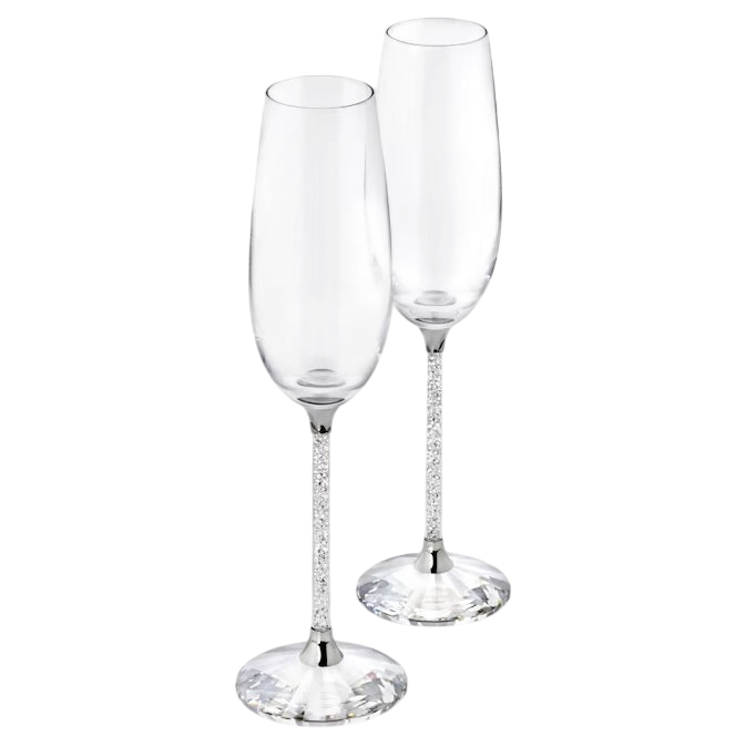 Swarovski Crystalline Toasting Flutes - Set of Two (SKU: 255678)