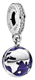 Pandora Our Blue Planet Dangle Charm Sterling Silver (SKU: 798774C01)