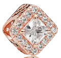 Pandora Rose Geometric Radiance Charm (SKU: 786206CZ)