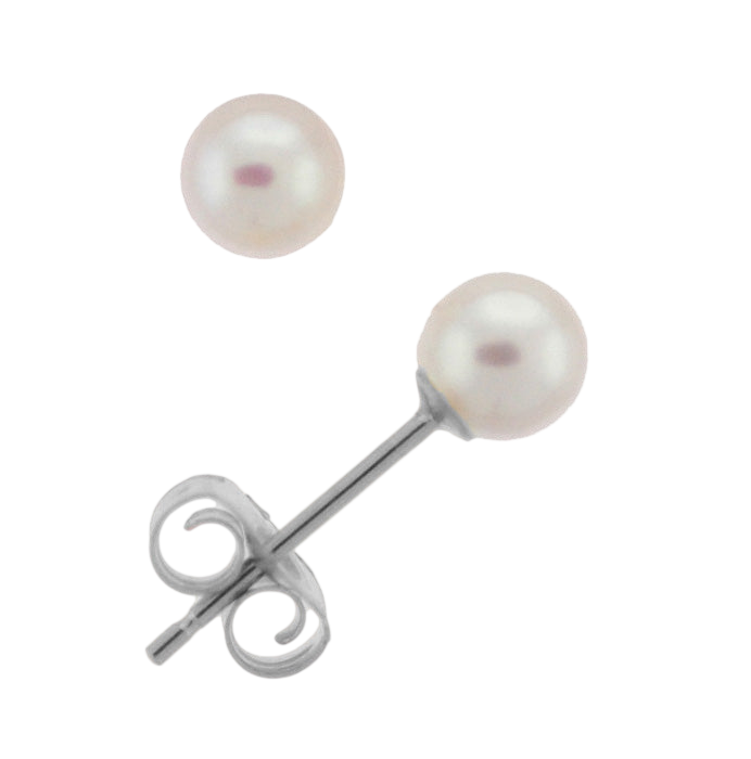 4.0-4.5mm Akoya Pearl Stud Earrings (SKU: 60500)