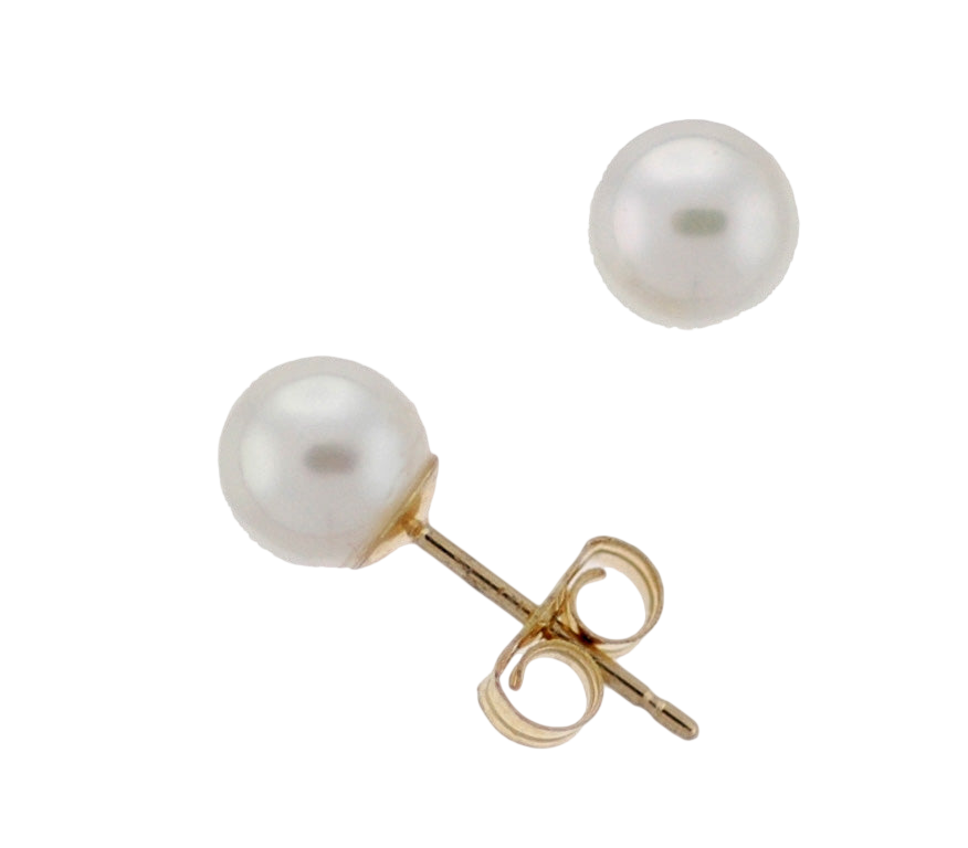 4.5-5.0mm Akoya Pearl Stud Earrings (SKU: 60502)