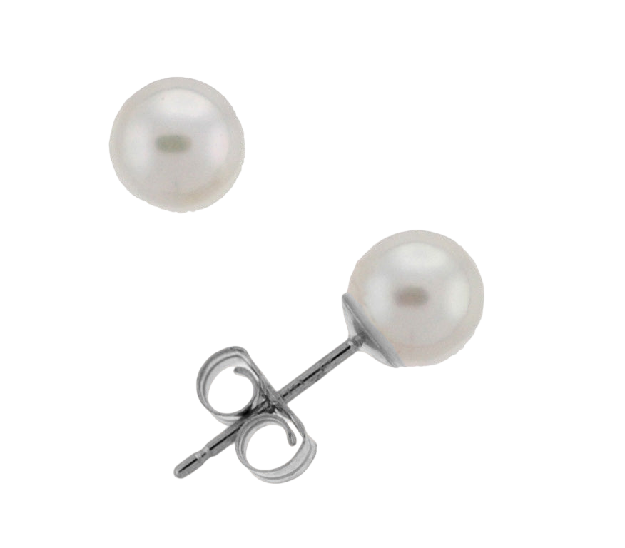 4.5-5.0mm Akoya Pearl Stud Earrings (SKU: 60502)
