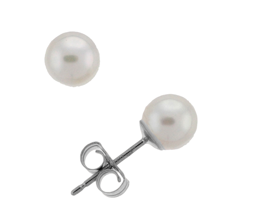 4.5-5.0mm Akoya Pearl Stud Earrings (SKU: 60502)