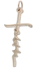 14K Yellow Gold Cross w/ Faith SKU: 51507