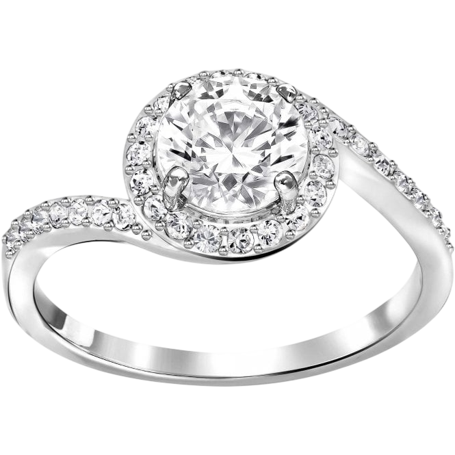 Swarovski Attract Light Swirl Ring (SKU: 5221408)