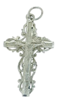 14K Yellow Gold Filigree Crucifix SKU: 52182