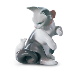 Lladró Cat and Mouse Figurine (SKU: 01005236)