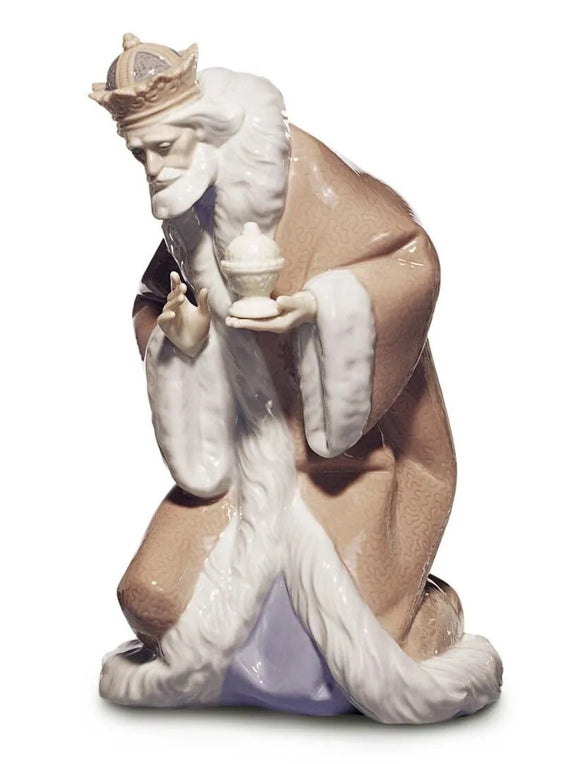 Lladró King Melchior Nativity Figurine-II (SKU: 01005479)