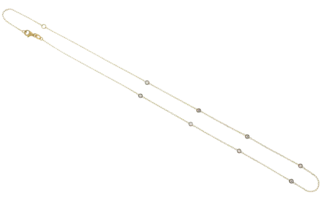 14K Diamonds by the Yard Necklace  SKU: 55492
