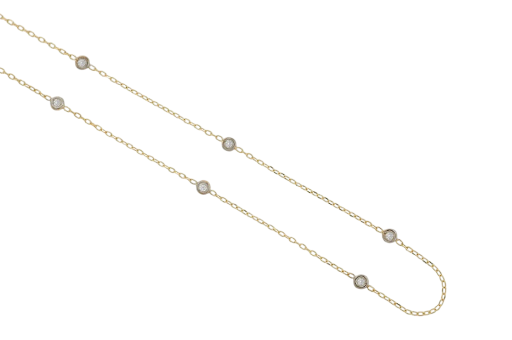 14K Diamonds by the Yard Necklace  SKU: 55492