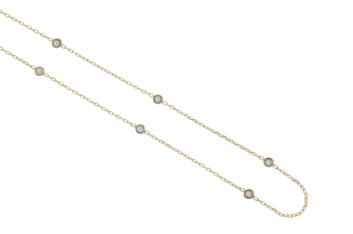 14K Diamonds by the Yard Necklace  SKU: 55492