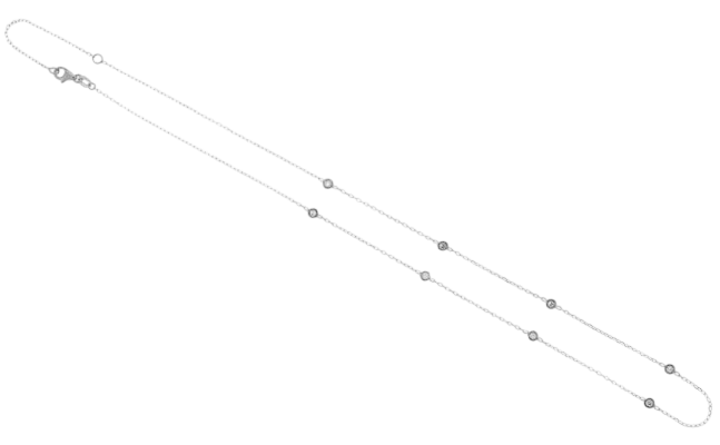14K Diamonds by the Yard Necklace  SKU: 55492