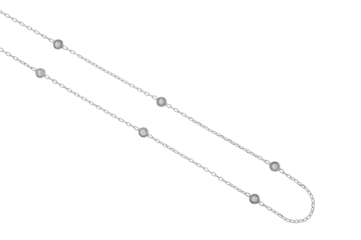 14K Diamonds by the Yard Necklace  SKU: 55492
