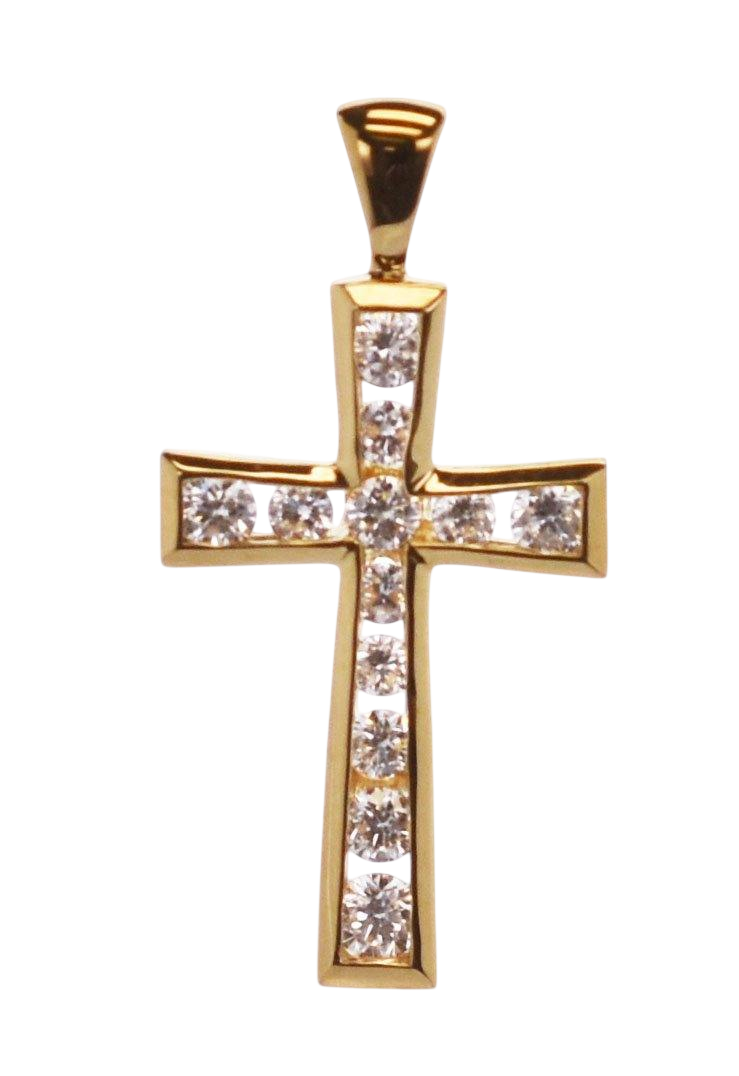 14K Yellow Gold Cross - M.S.C. Sales