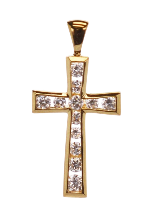 14K Yellow Gold Cross - M.S.C. Sales