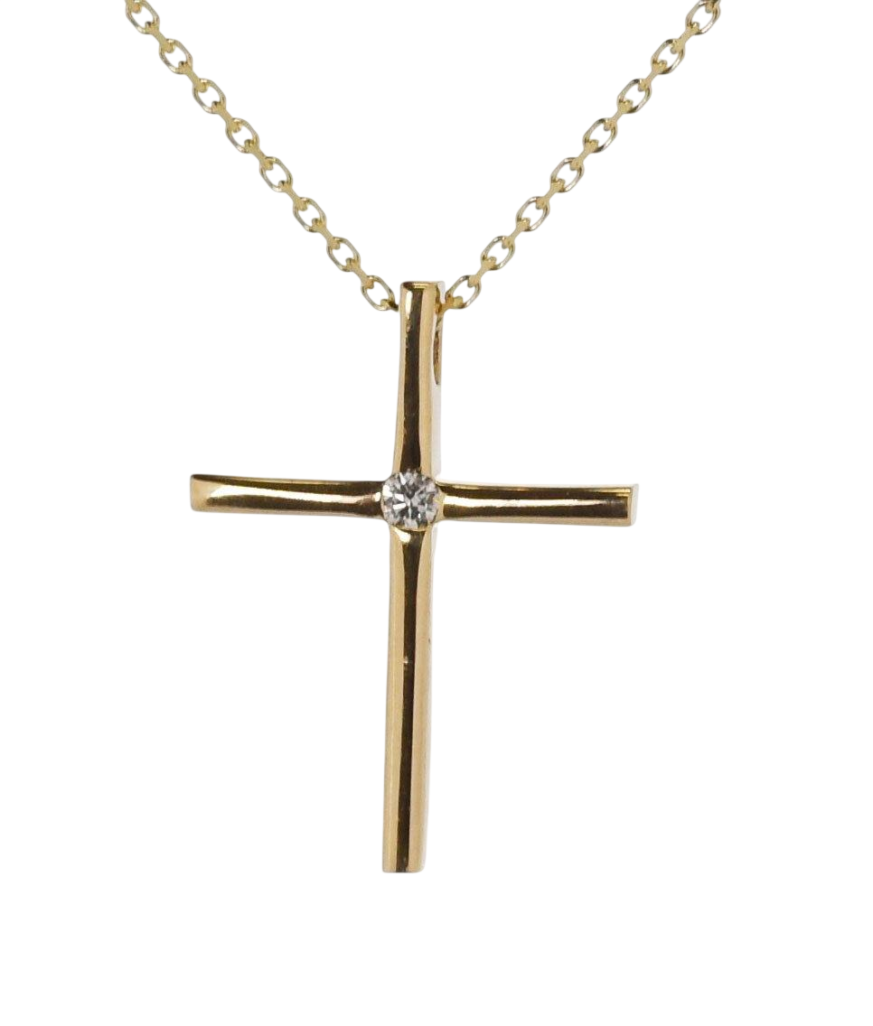 14K Yellow Gold Cross - M.S.C. Sales