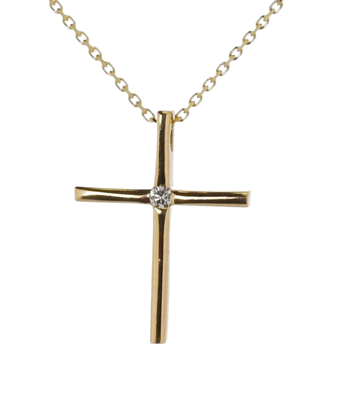 14K Yellow Gold Cross - M.S.C. Sales