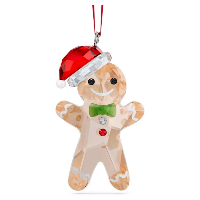 Swarovski Cheers Gingerbread Man Ornament