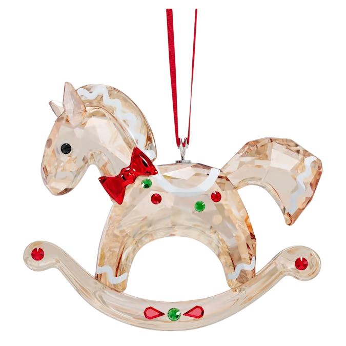 Swarovski Holiday Cheers Gingerbread Rocking Horse Ornament (SKU: 5627608)