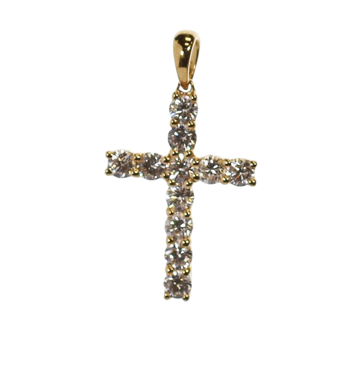 14K Yellow Gold Cross Pendant - M.S.C. Sales