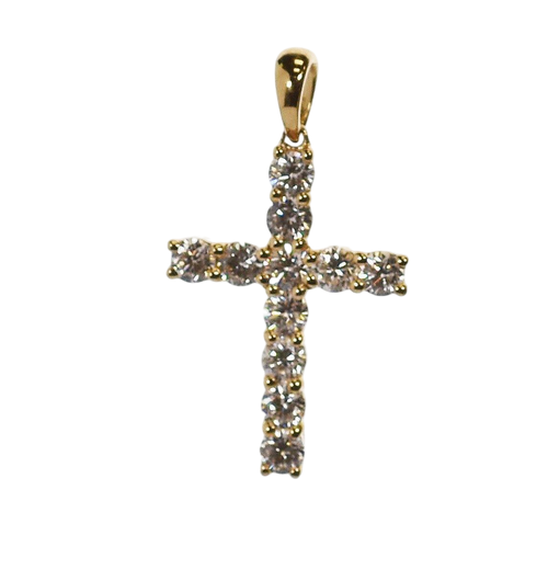 14K Yellow Gold Cross Pendant - M.S.C. Sales