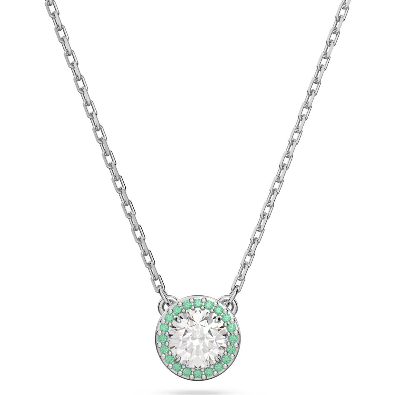Swarovski Constella Pendant Necklace, Pavé Green (SKU: 5639756)