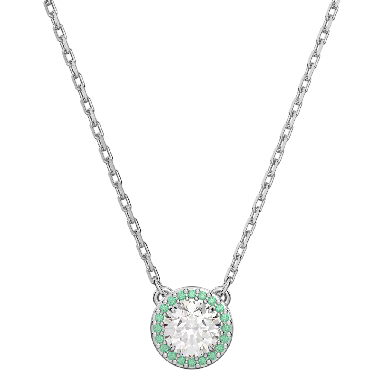 Swarovski Constella Pendant Necklace, Pavé Green (SKU: 5639756)