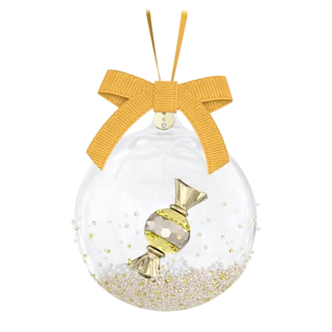 Swarovski Holiday Cheers Dulcis Ball Ornament - Yellow (SKU: 5688315)