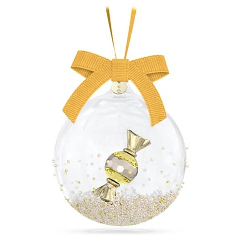Swarovski Holiday Cheers Dulcis Ball Ornament - Yellow (SKU: 5688315)