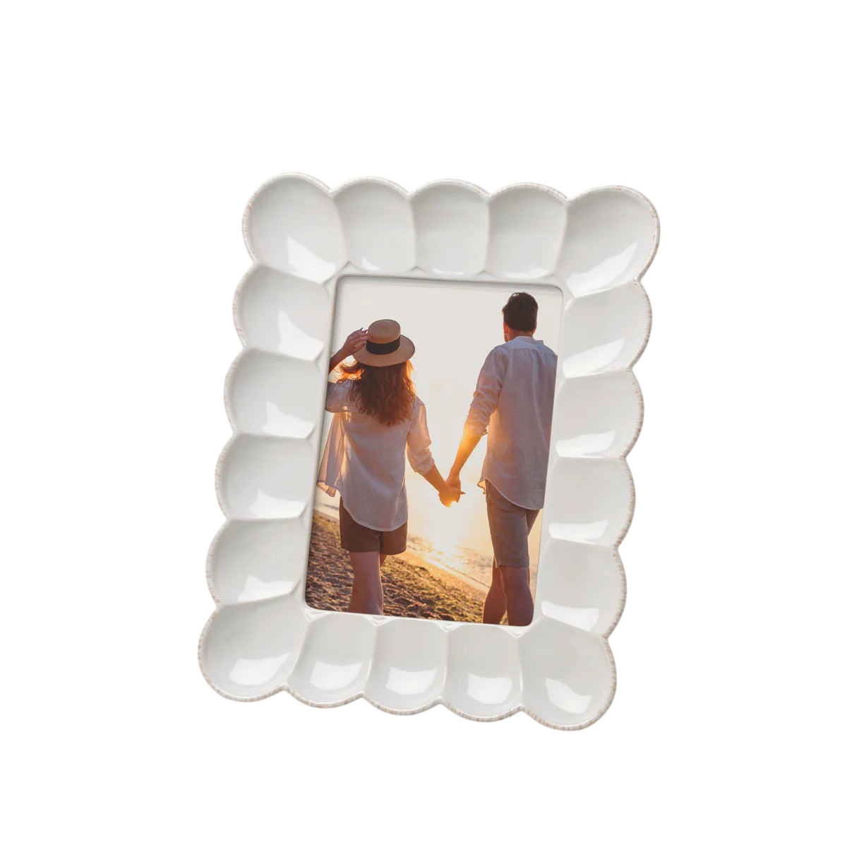 Lenox French Perle Scallop 5x7 Frame (SKU: 895082)