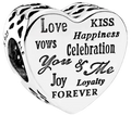Pandora Celebration Heart Charm Sterling Silver (SKU: 792060)