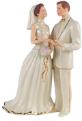 Lenox United in Love Brunette Bride and Groom Figurine (SKU: 6015176)