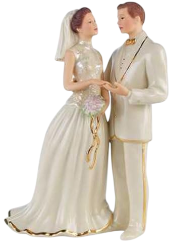 Lenox United in Love Brunette Bride and Groom Figurine (SKU: 6015176)