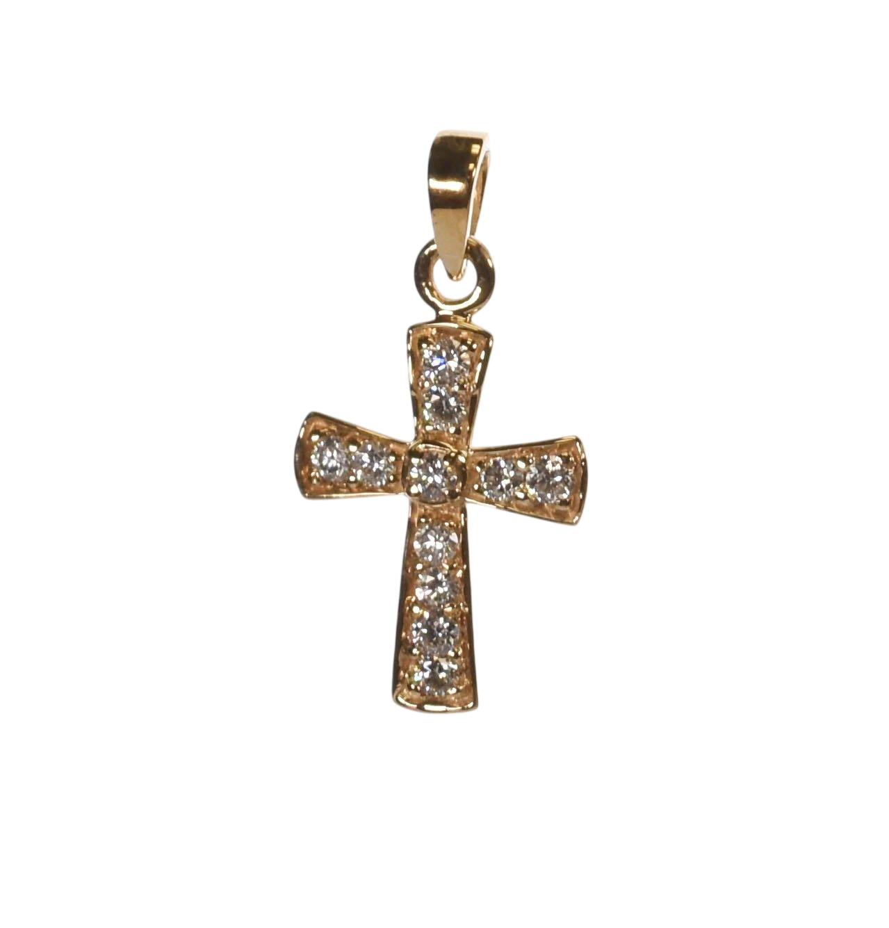 14K Yellow Gold Cross Pendant - M.S.C. Sales