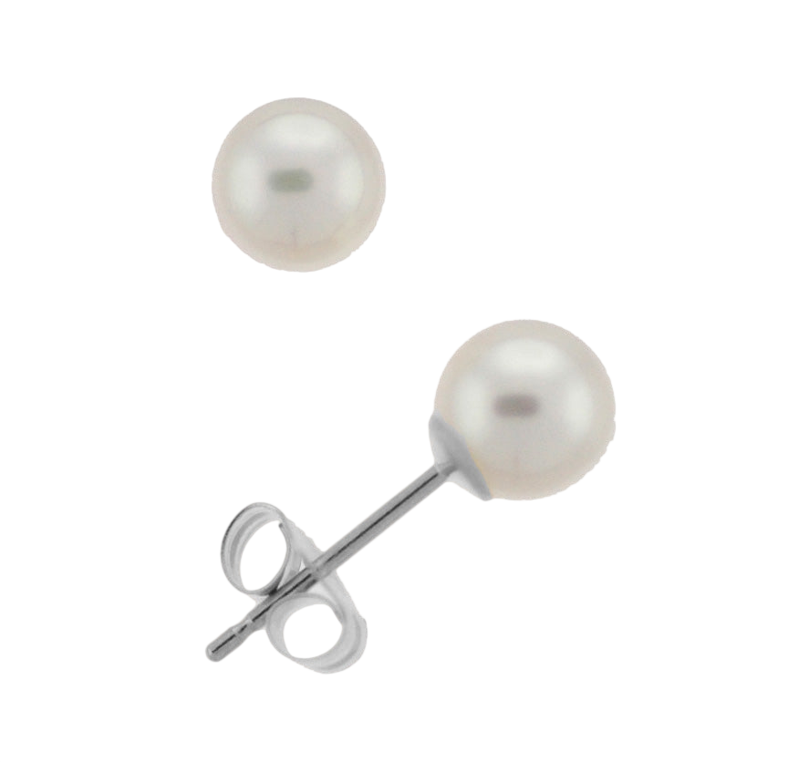 5.5-6.0mm Akoya Pearl Stud Earrings (SKU: 60506)