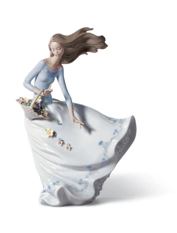 Lladró Petals of the Wind Woman Figurine (SKU: 01006767)