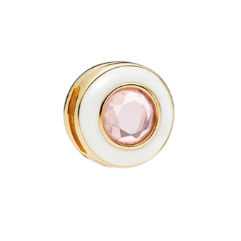 Pandora Gleaming White Circle Charm (SKU: 768715C02NPO)