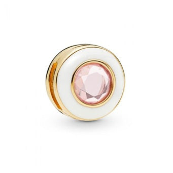 Pandora Gleaming White Circle Charm (SKU: 768715C02NPO)