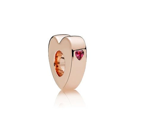 Pandora Rose Two Hearts Spacer Charm (SKU: 786559CZR)