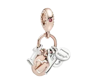 Pandora I Love You Letters Charm (SKU: 786596CZR)