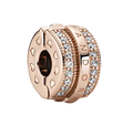 Pandora Sparkling Pavé Lines and Logo Clip (SKU: 789042C01)