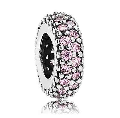 Pandora Pink Pavé Spacer Charm (SKU: 791359PCZ)