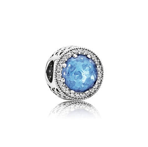 Pandora Radiant Hearts, Sky Blue (SKU: 791725NBS)